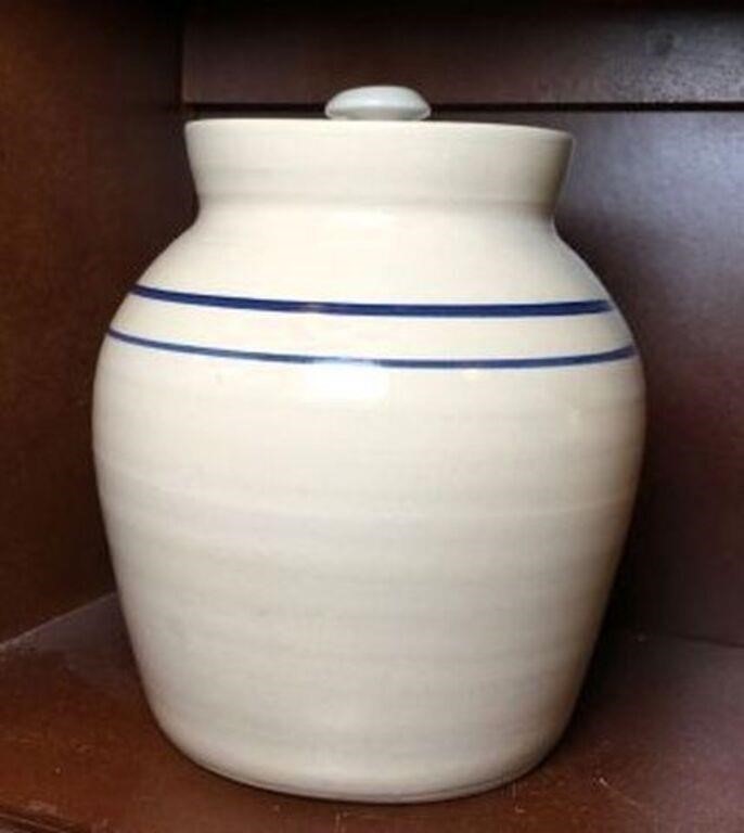 Stoneware Crock & Lid