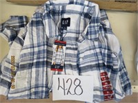 Gap womens XL flannel shirt