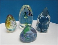 Wedgwood Glass Paperweight Lot