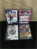 (4) DK Metcalf Football Cards