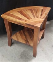 Redmon teakwood corner table