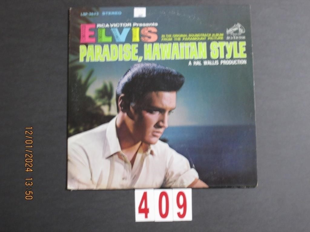 June 2024 Collectible Record Albumns - Elvis & Others