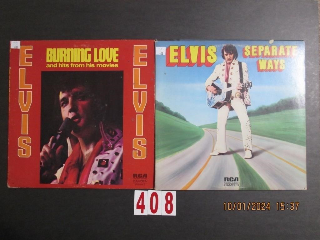 June 2024 Collectible Record Albumns - Elvis & Others