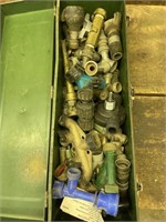 Tool box full of Hose Fittings