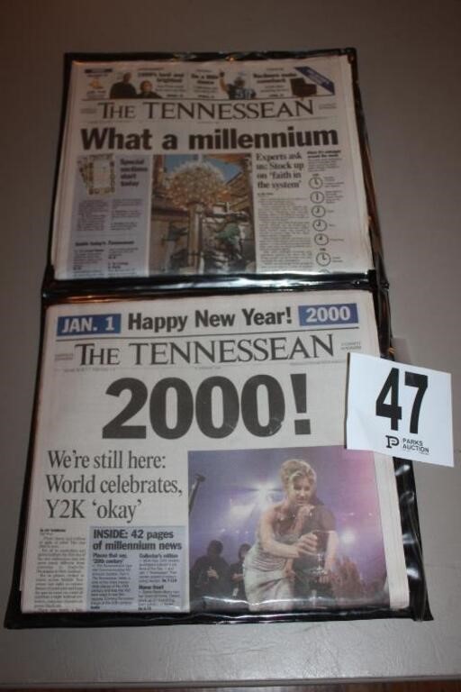 Year 2000 Tennessean Newspaper