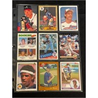 (9) Vintage Baseball Rookies/stars Nice Shape