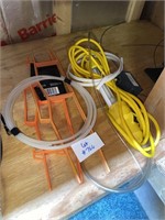 Garage light / 150 ft long cord holders