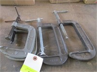 Two 6" & 24" C-clamps