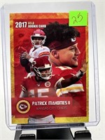 PATRICK MAHOMES II FOOTBALL CARD