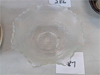 Glass Bowl - Windmill Pattern