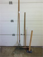 A Rake, Broom and Sledgehammer