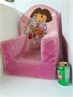 Dora The Explorer -  Pink Fuzzy Chair