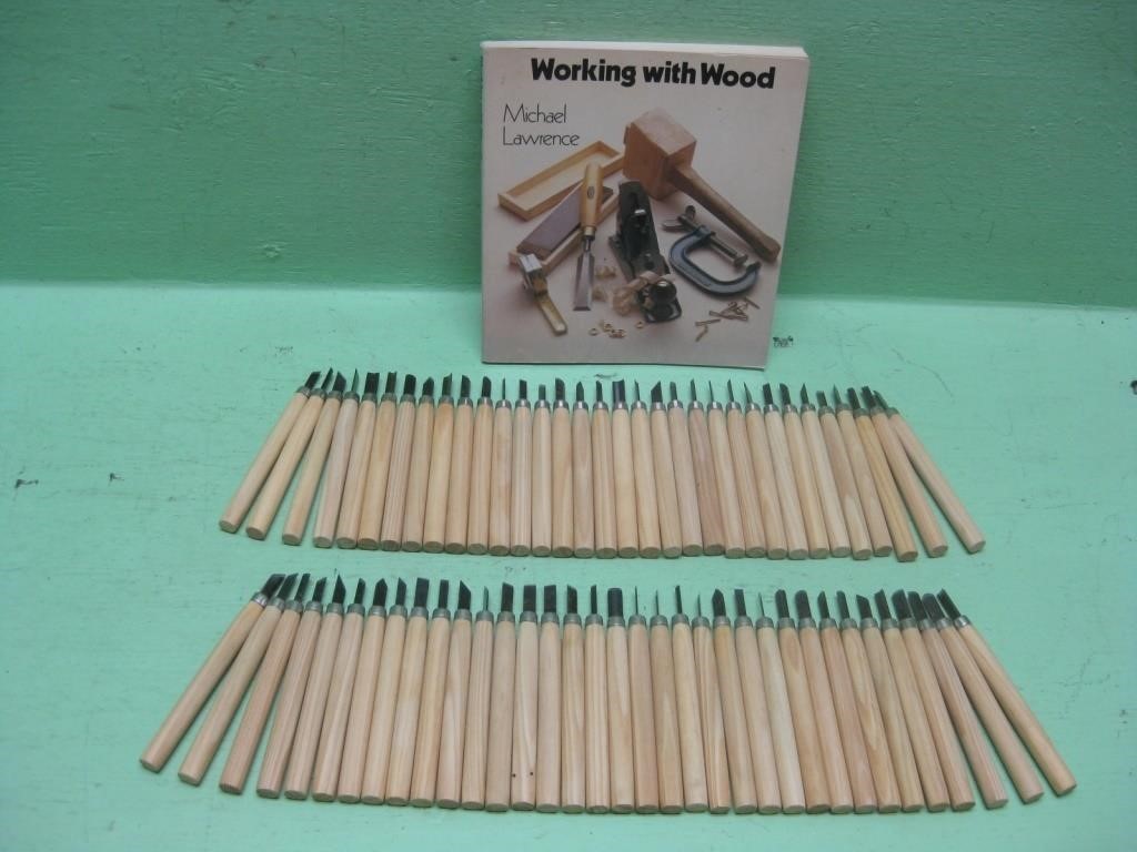 Working With Wood Book & 68 Cutting Tools