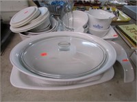 CORNINGWARE, ETC DISHES