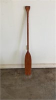 5ft wooden boat paddle