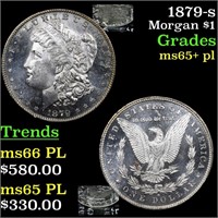 1879-s Morgan $1 Grades GEM+ PL