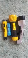 (4) Assort Flashlights