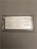 Den of Thieves 10 oz Silver Bar