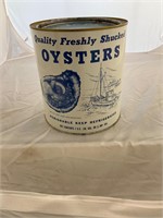 Gallon Callis Seafood Millenbeck Va 27 Oyster Can