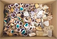 Assorted Geodes & Minerals, Apophyllite, Quartz