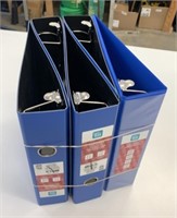 5 New 2" Blue Pen & Gear Binders