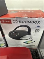 GPX CD BOOMBOX RETAIL $30