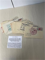 19 First Flight Airmail Cachet Covers (1938-1941)