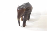Antique hand made wood elephant