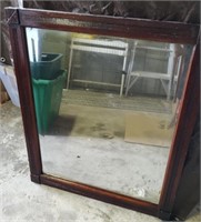 Antique Beveled Mirror - 30" x 24.25"