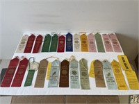 Lot of 4-H award ribbons 1940s