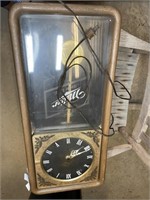 Miller High life bar clock