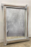 Metal Framed Beveled Mirror
