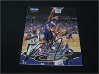 Tracy McGrady Signed Trading Card RCA COA