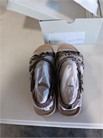 Abeo oasis slingback size 9 snake print