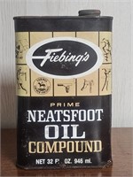 VTG FIEBING'S NEATSFOOT OIL COMPOUND CAN