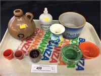 9 Pcs of Contemporary Stoneware & Pottery