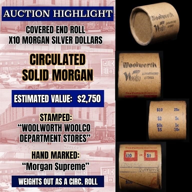 LATE NIGHT! Key Date Rare Coin Auction 25.3ON