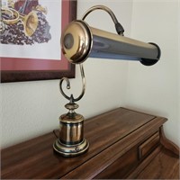 Vintage Brass Piano Lamp