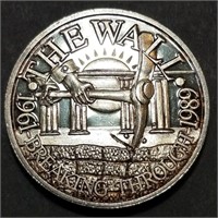 1989 Germany - 3 OZT .999 Silver "The Berlin Wall"
