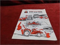 International Harvester Brochure 340 & 360 tractor