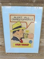 FRAMED 1981 DICK TRACY NEWS PAPER ADD