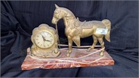 Horse Mantle Clock