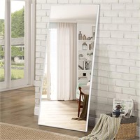 NeuType 59x20 Full Mirror White with Stand