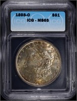 1898-O MORGAN DOLLAR ICG MS65