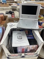 PORTABLE DVD PLAYER AND DVDS