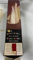 Vintage Emkay Self Coloring Pillar Candle
