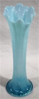 Northwood Pulled Feather swung 11" vase
