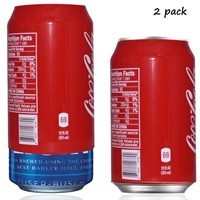 2 Pack of Coca-Cola Silicone Beer Can Covers -