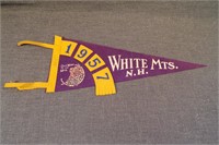 Vintage 1957 White Mountain Pennant Souvenirs.