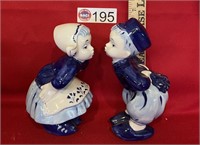 CERAMIC KISSING DUTCH FIGURINES